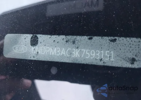 2019 Kia Sportage Lx z USA, uszkodzony, nr VIN KNDPM3AC3K7593151